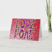 Love |There are no Words for How Much I Love  You  Card