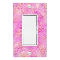 Pink Dinosaur Hide Light Switch Cover