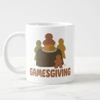 Epic Gamesgiving Funny Thanksgiving Boardgamers Giant Coffee Mug