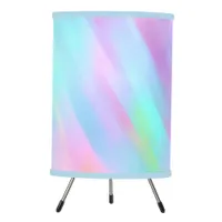 Pretty Iridescent Effect Pastels Pattern Tripod Lamp