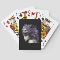 Whimsigoth Funny Design For Halloween Poker Cards