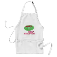 Melon Whatever Mom Funny Cartoon Slogan Adult Apron