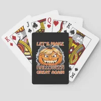 Funny Trumpkin - Let's Make Halloween Great Again  Poker Cards