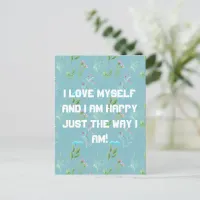 I Love Myself Postcard