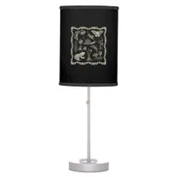 Cottagecore Aesthetic Frog And Mushroom Goblincore Table Lamp