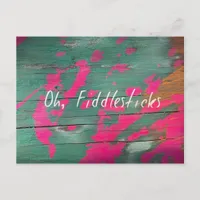 fiddlesticks postcard