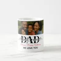 Best Father Ever Personalized Photo Collage Coffee Mug