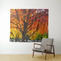 Autumn Leaves of Yellow and Orange Photo Tapestry