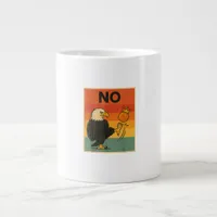 Funny No Kings In America Men Women Giant Coffee Mug
