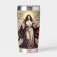 Vintage Art Mary Magdalene Quote  Insulated Tumbler