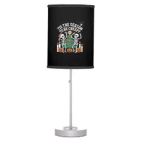 Creepy Funny Skeleton Halloween Spooky Table Lamp
