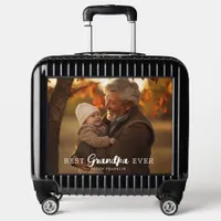 Best Grandpa Papa Grandparent Photo Luggage