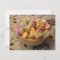 Candy Hearts in a Vintage Teacup