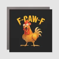 Crow Humor F-Caw-F Gothic Funny Retro Cool Car Magnet