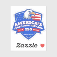 America’s 250th Anniversary Eagle Badge Vinyl Sticker