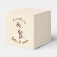 Sweet Little One on the Way Neutral Baby Shower Favor Boxes