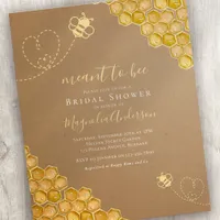 Budget Meant to Bee Bridal Shower Invitation