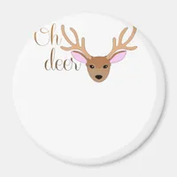 Oh Deer Artistic Style  Magnet