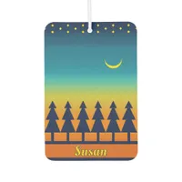 Southwest Sunset Pines Moon Personalized Air Freshener