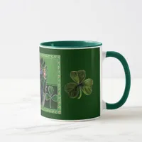 Vintage St. Patrick's Day Man in Green Mug