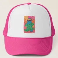 Groove On Gamer Retro Board Game Art Trucker Hat