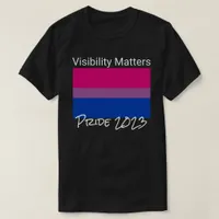 Visibility Matters, Bisexual Pride Flag, City T-Shirt