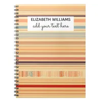 Watercolor Boho Rainbow Notebook
