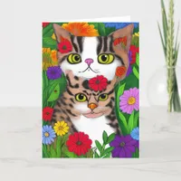 Miss | Friendship Whimsical Cat Card