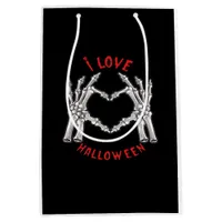 If Had Feelings They For Skeleton Hand Heart Medium Gift Bag