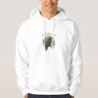 Funny F Caw F Raven Bird Saying Graphic Style Hoodie