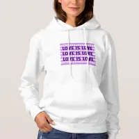 Love is Love in Purple Hoodie