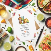 Taco 'bout Love: Bold Fiesta Wedding Invitation