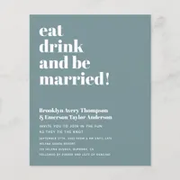 Budget Modern QR Code Wedding Invitation