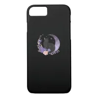 Cat Witchy Moon Flowers Pastel Goth Goblincore iPhone 8/7 Case