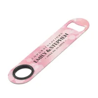 Elegant 2nd 5th Rose Quartz Wedding Anniversary Bar Key