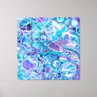 Blue Rhapsody | Abstract Art Canvas Print