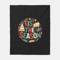 Christmas Tree Cute - Tis The Season Fleece Blanket