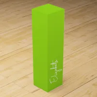 Cyber Lime Personalized Wine Box
