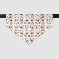 Cartoon Chihuahua Personalized Pet Bandana Collar