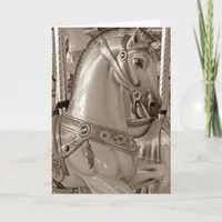 Sepia Horse Birthday Card