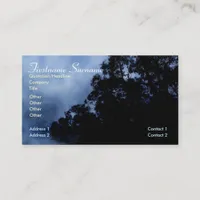 Forest Silhouette in Fog BUSINESS Card