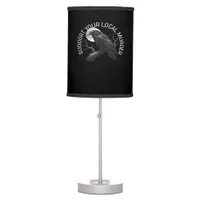 F-Caw-F - Support Your Murder Classic Table Lamp
