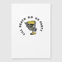 Till Death Do Us Party Funny Retro Classic