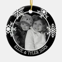 Add Your Child's Picture to this Christmas  Cerami Ceramic Ornament