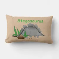 Dinosaur Land Cute Dino Lumbar Pillow