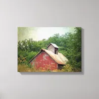 Overgrown and Abandoned Canvas Print