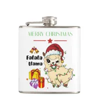 Christmas Llama Flask