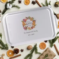 Gingerbread Citrus Spice Wreath Christmas Holiday Cake Pan