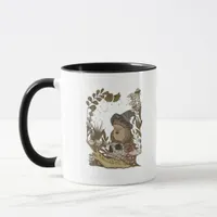 Cottagecore Mushroom Botanical Witchy Frog Goblinc Mug