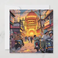 Saying Hello from India | Kolkata Card